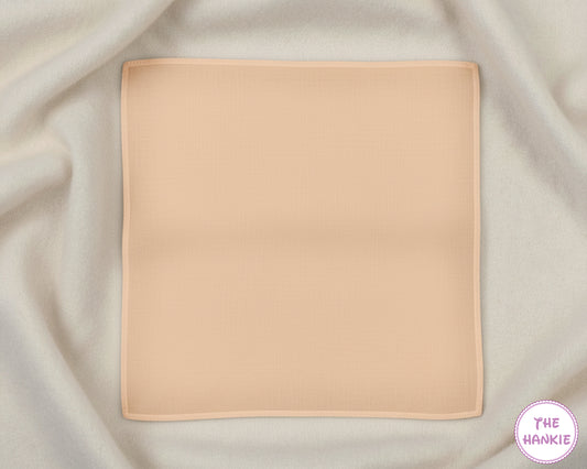 Soft Plain Unisex Cotton Pocket Handkerchief