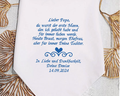 Customized Handkerchief Custom Father Hankie USA