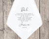 Father Of The Bride Handkerchiefs USA