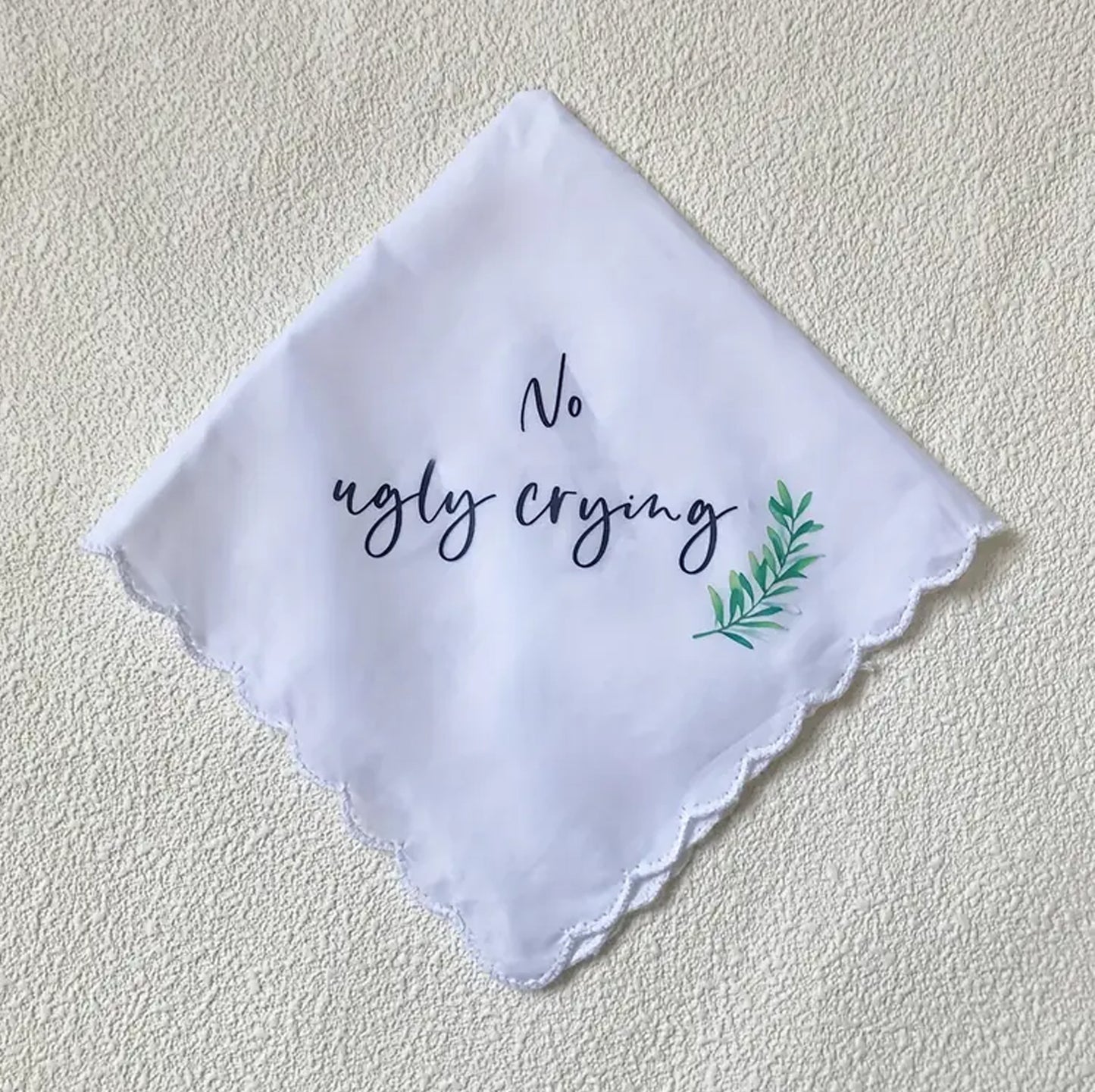 Custom-'No-Ugly-Crying'-handkerchief-USA