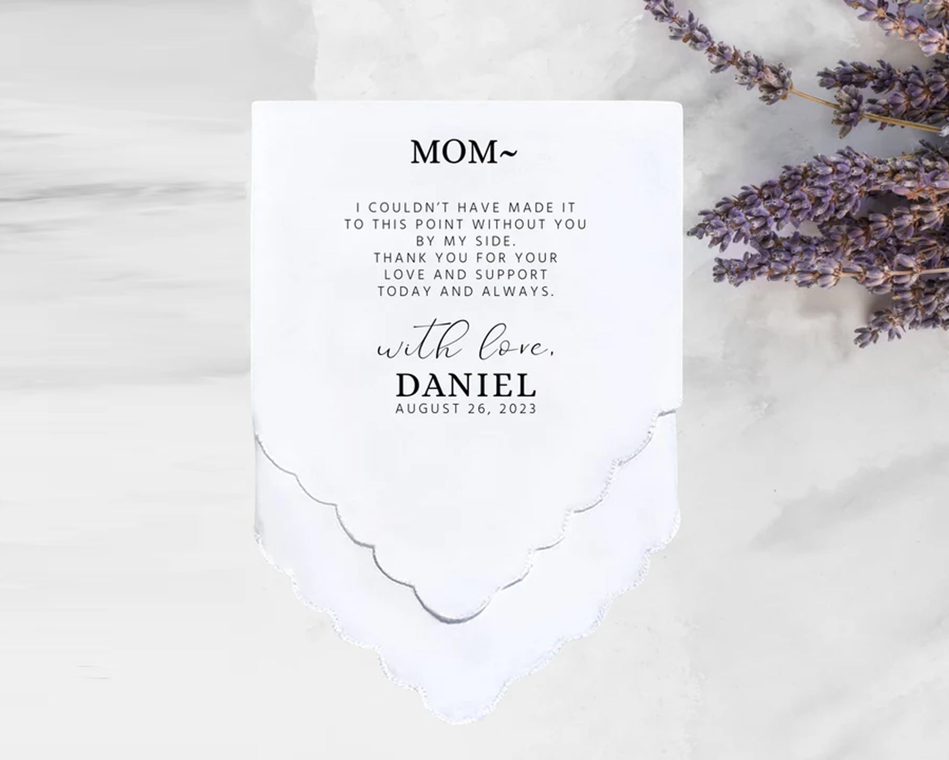 Mother of the Groom Handkerchief USA