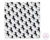 White hankie with black dog pattern and 'The Hankie' branding.