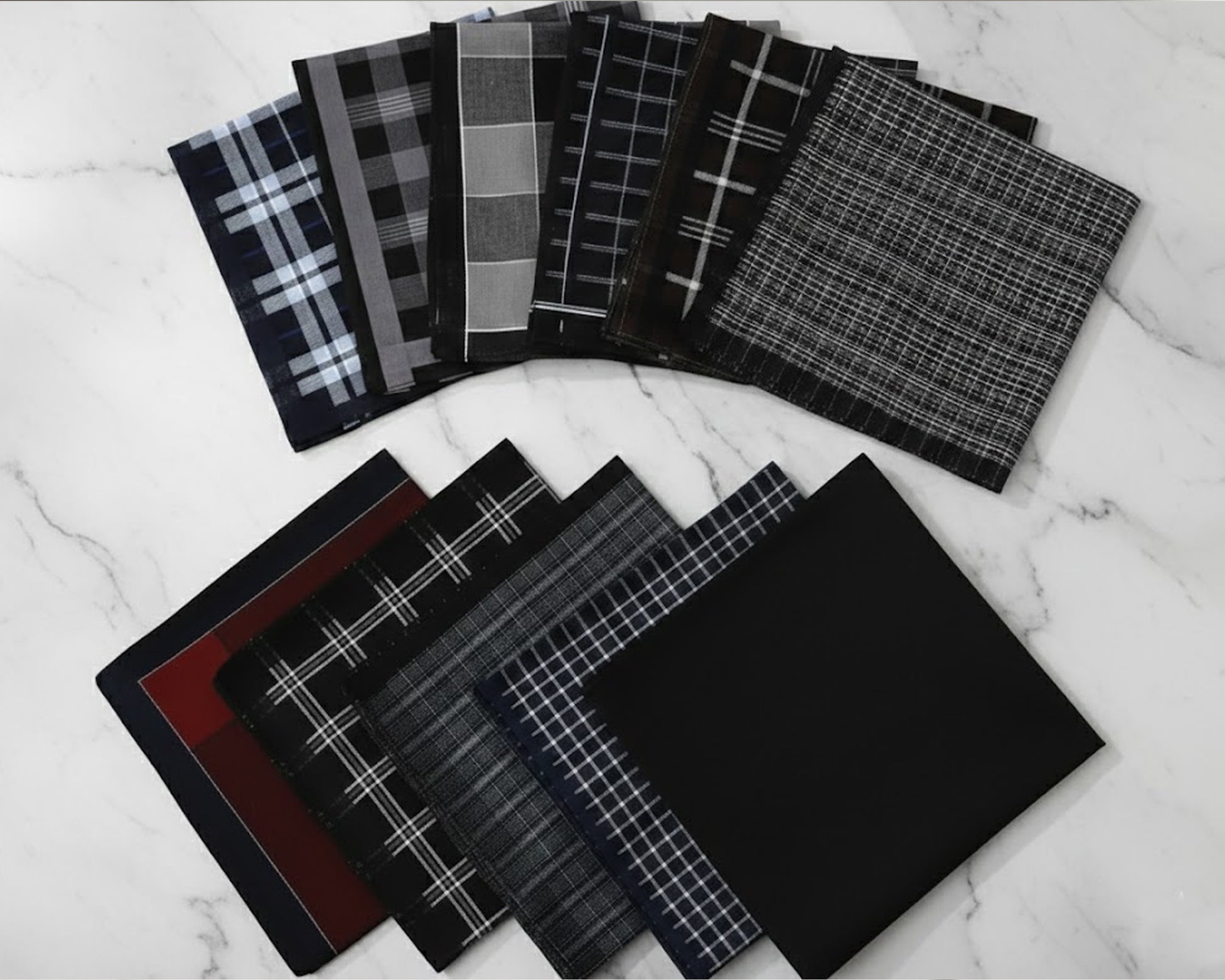 100% Cotton Premium Pure Handkerchiefs