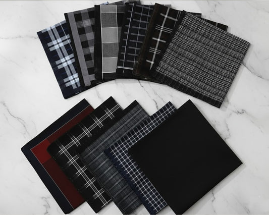 100% Cotton Premium Pure Handkerchiefs
