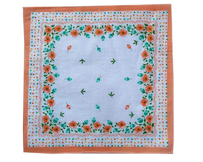 Organic cotton flannel handkerchiefs. Cute reusable fabrics. Hankerchief men