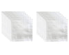 Organic Handkerchief Soft White Hankies Cotton Flannel EDC Hanks Men's Handkerchief Ladies Kids Eco Friendly Reusable Washable Tissues