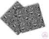 Zebra patterned hankie with 'The Hankie' logo in the corner