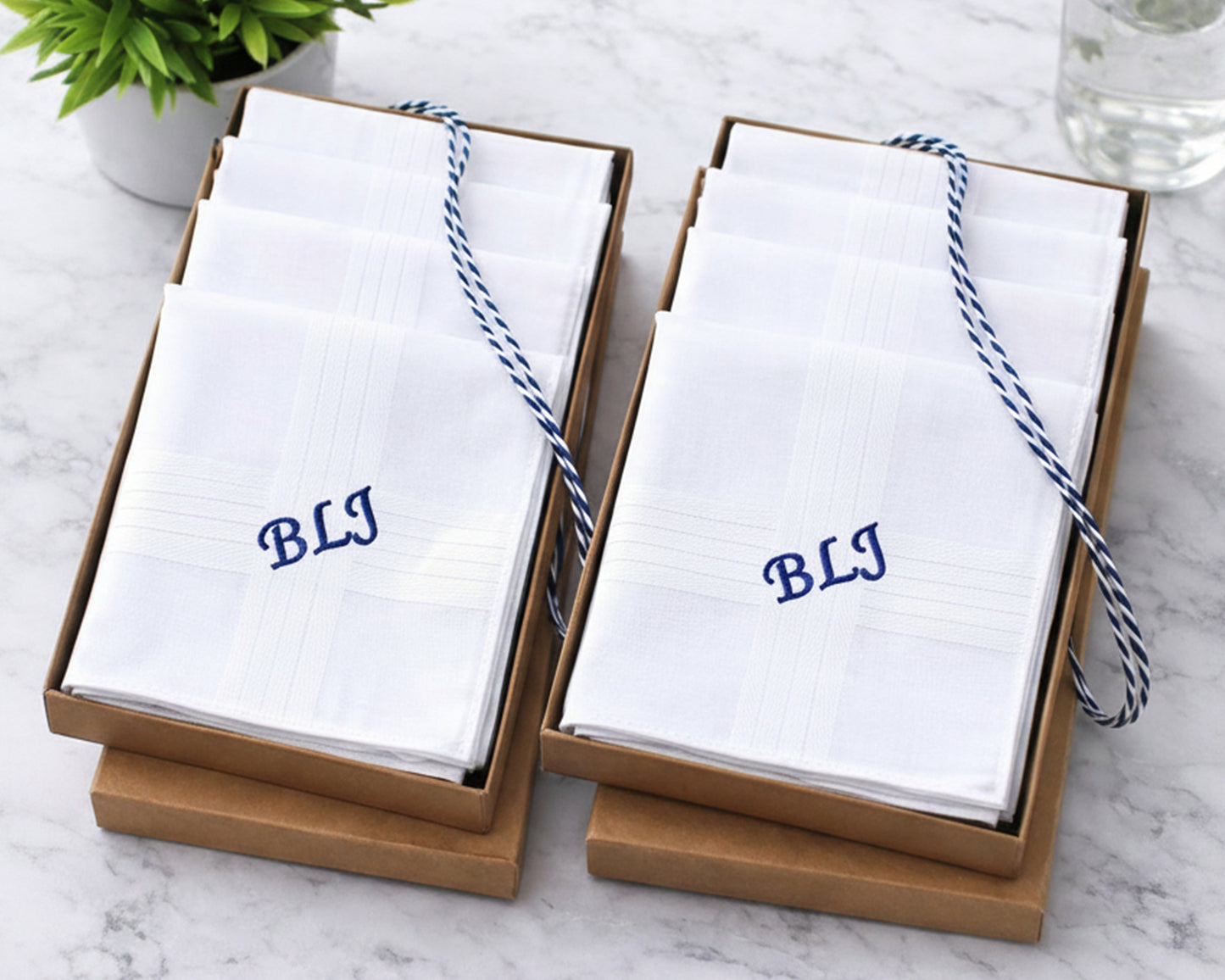 100% Cotton Premium Handkerchiefs Set