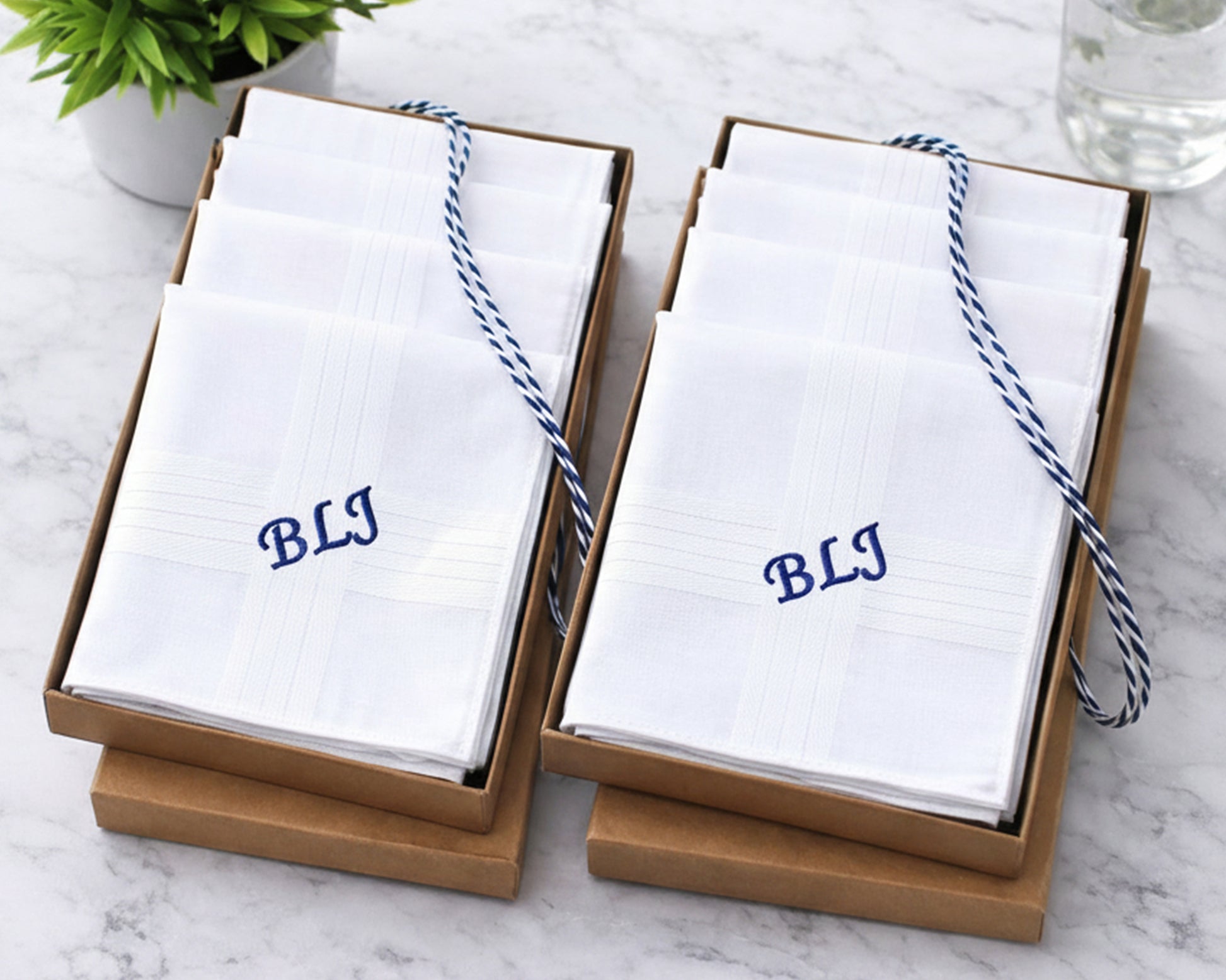 100% Cotton Premium Handkerchiefs Set