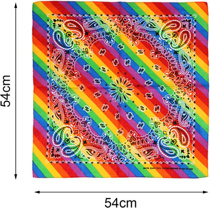 Personalized handkerchief  in Arrogant colors with custom print 