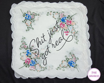  Bridal Handkerchief Personalized Bridal Handkerchief
