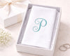 Embroidered Cotton Napkin – Custom Monogram Design