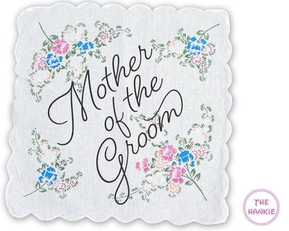 Custom Embroidered Handwritten Handkerchief Wedding Handkerchief