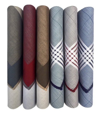 Mens Handkerchiefs Style Multicolor Men's Cotton Handkerchiefs