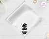Custom Name Satin Handkerchief with Fun Fruit Design