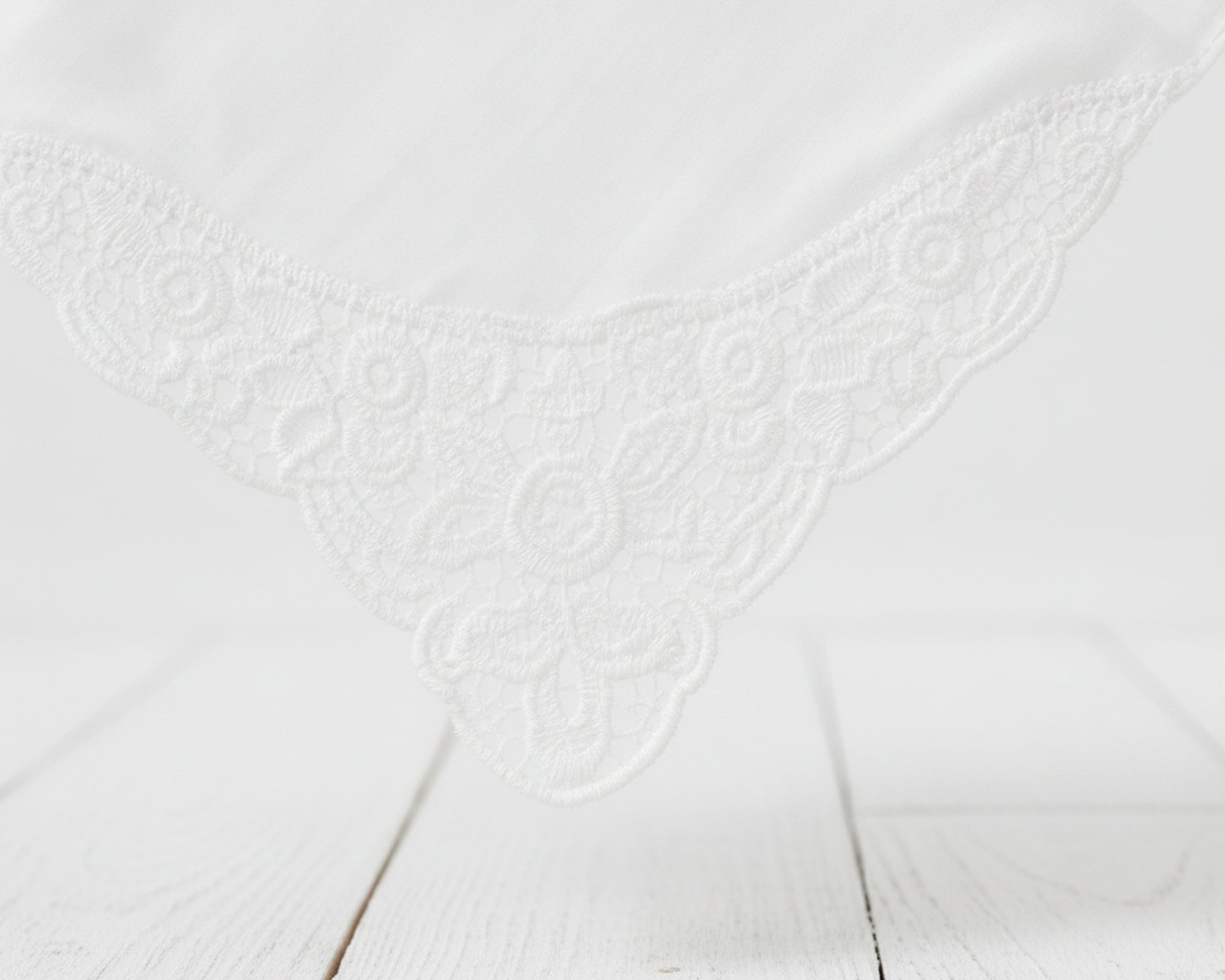 Close-up of a white textured surface with intricate patterns