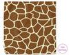 Giraffe patterned hankie with 'The Hankie' branding on a white background