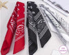 Cotton Paisley Bandanas Double Sided Head Wrap Scarf Handkerchief