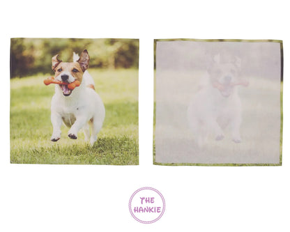 A Satin Tribute Personalized Photo Handkerchiefs Create your own Photo Hankies USA