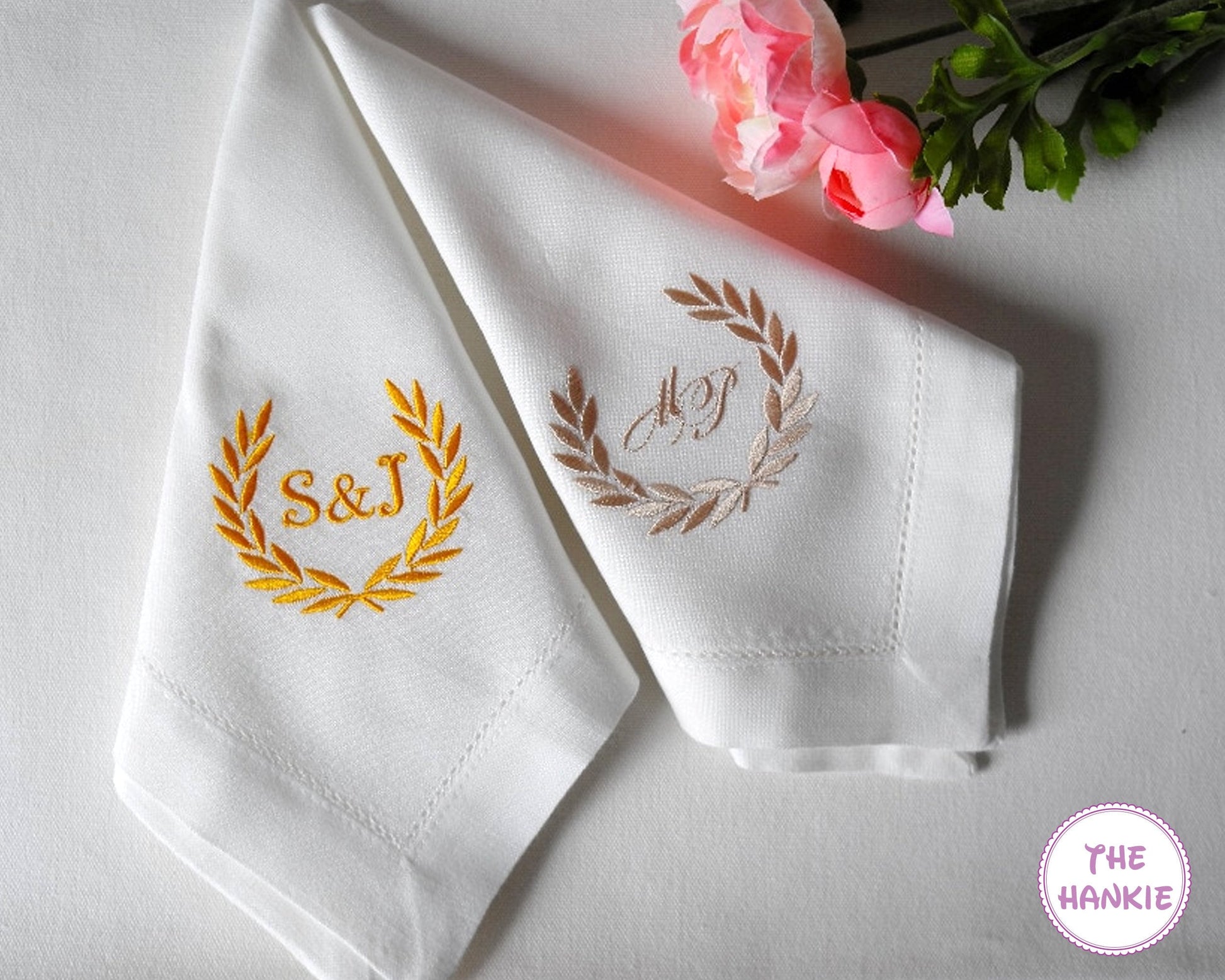 Personalized-Initial-Handkerchief-for-Wedding-Day-USA