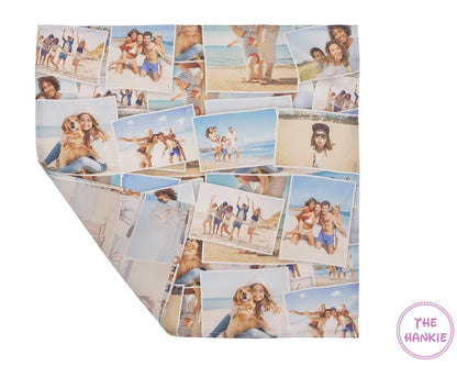 Customized Your Own Photos Your Handkerchief HandCrafted in USA