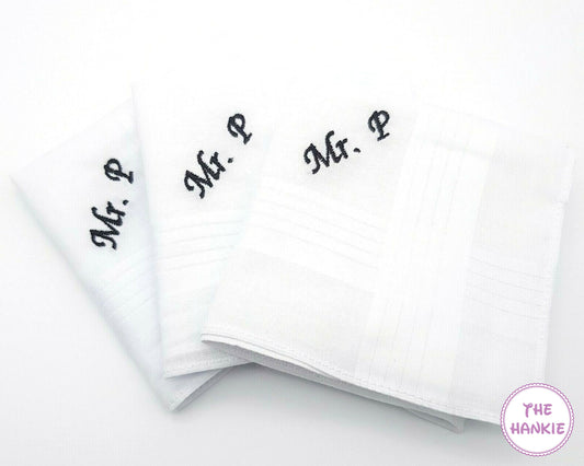 Personalized Embroidered Handkerchief   monogram Handkerchief   