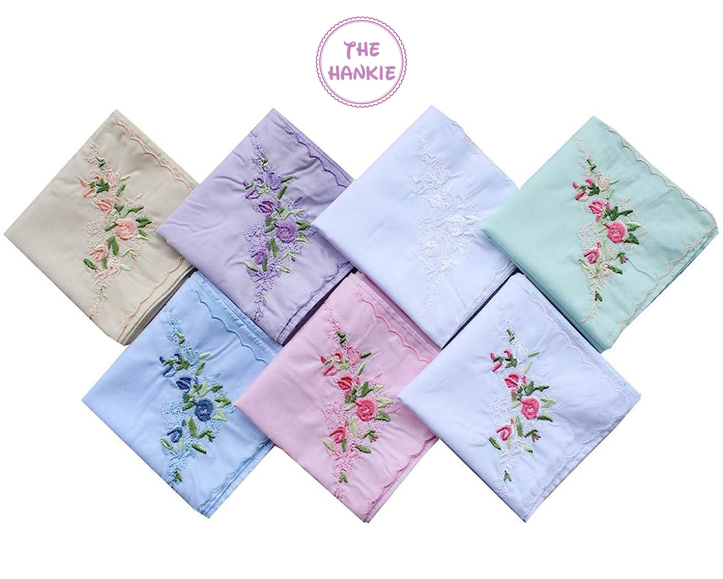 Customizable Embroidered Handkerchief USA