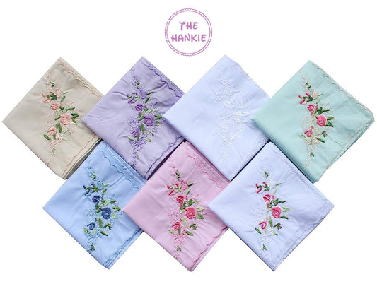 Customizable Embroidered Handkerchief USA