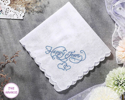 Wedding Party Accessory, Bridesmaid Gift, Bridal Tissue, Embroidered Napkin