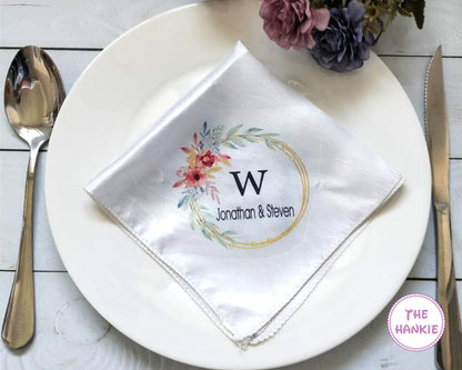Personalized-Floral-Handkerchief-USA