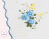 Customized Border Hankies Bridal Hankie USA