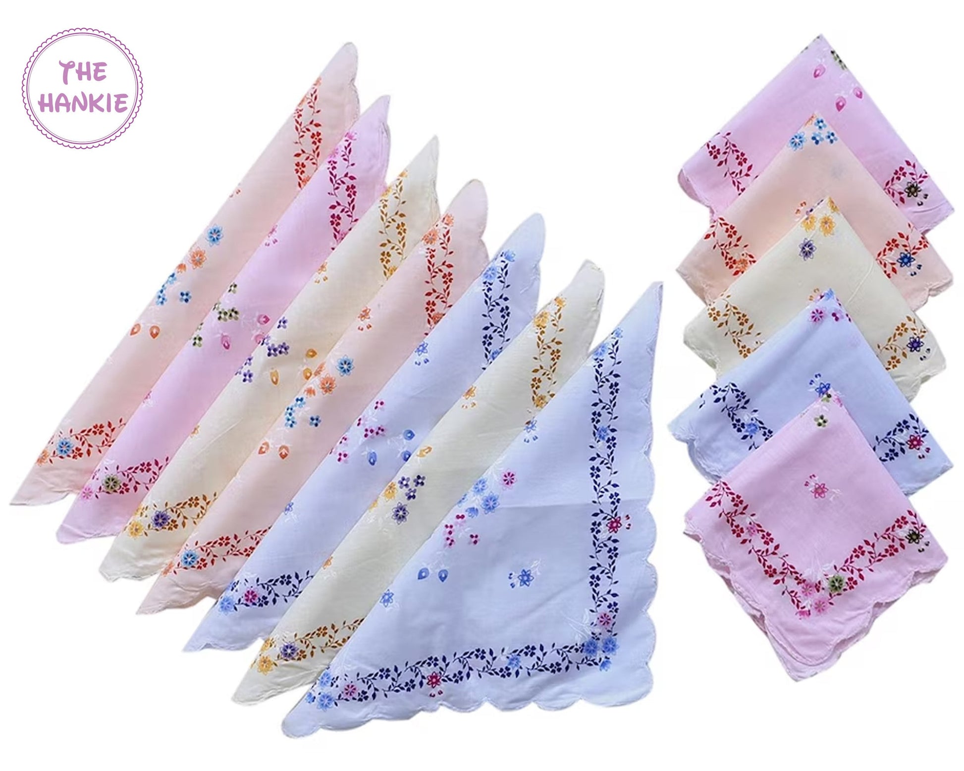 Floral Handkerchief Special Wedding Gift USA 