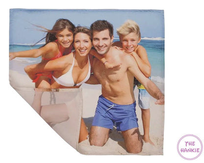 Personalized Photo Satin Handkerchiefs USA