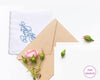 Happy Tears wedding embroidered handkerchief - Grooms and Brides hankerchief - Save the date - wedding favor hankie, blue hanky