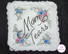 Personalized Bridal Handkerchief Wedding Gift Choose Thread Color