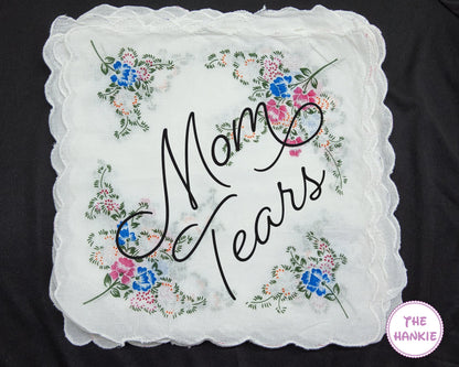 Personalized Bridal Handkerchief Wedding Gift Choose Thread Color