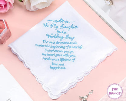 Elegant embroidery Hankie Cotton Hankies
