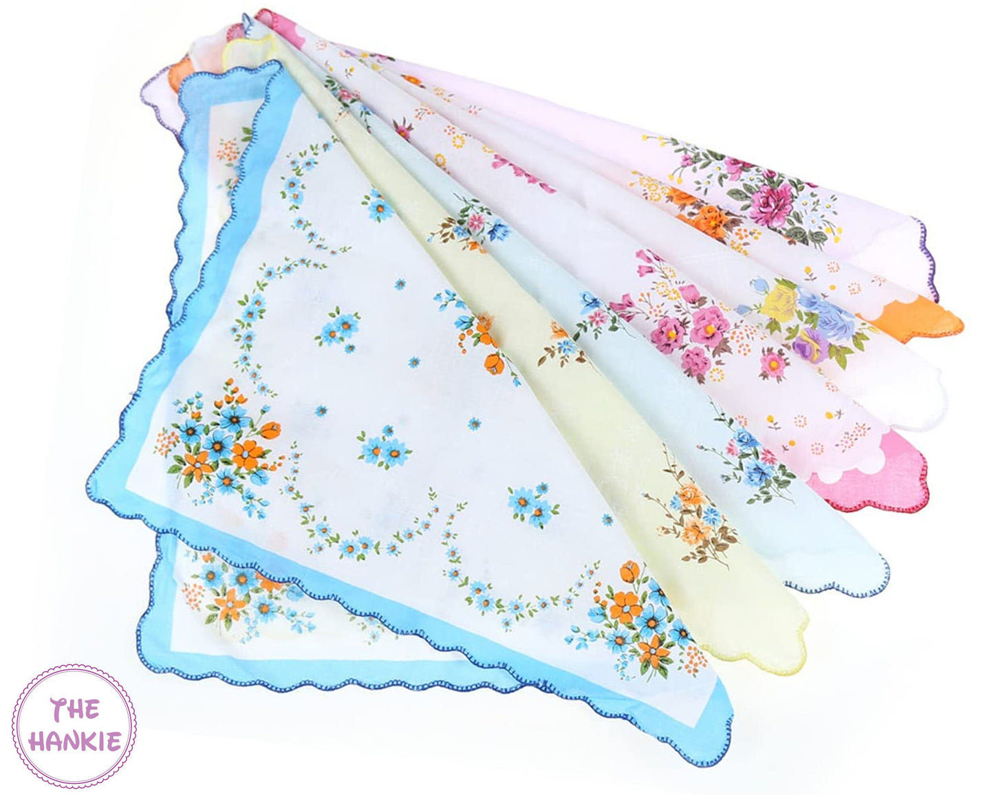 Set of 12 Women Handkerchiefs