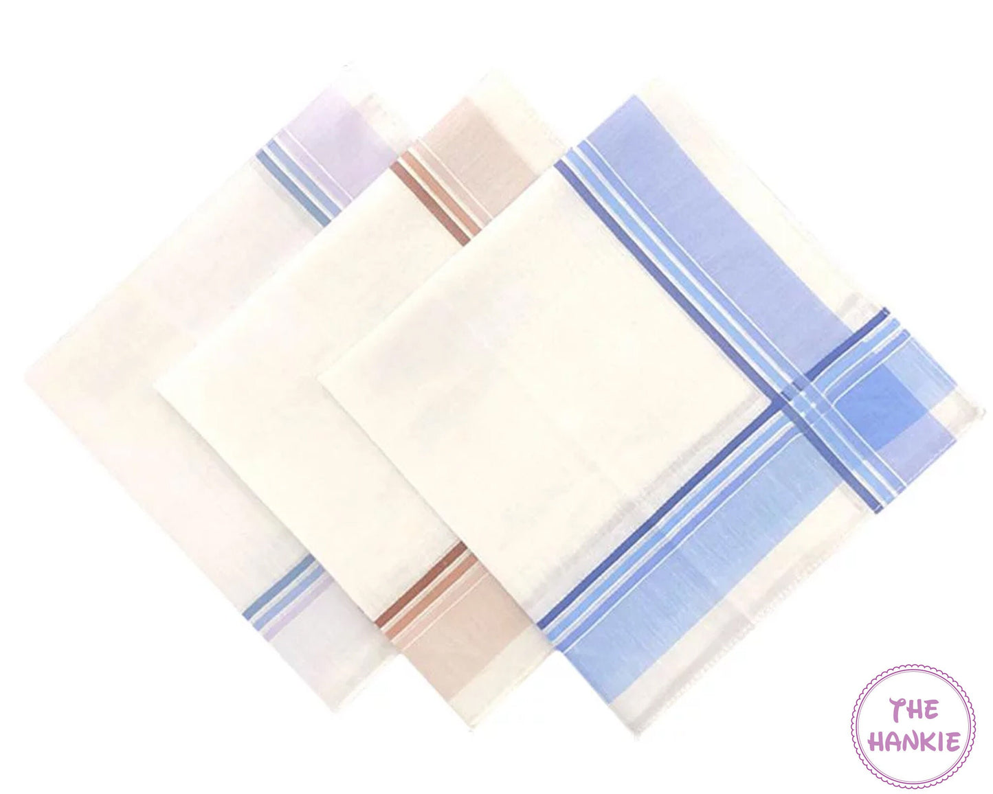 Gift box of 3 handkerchiefs