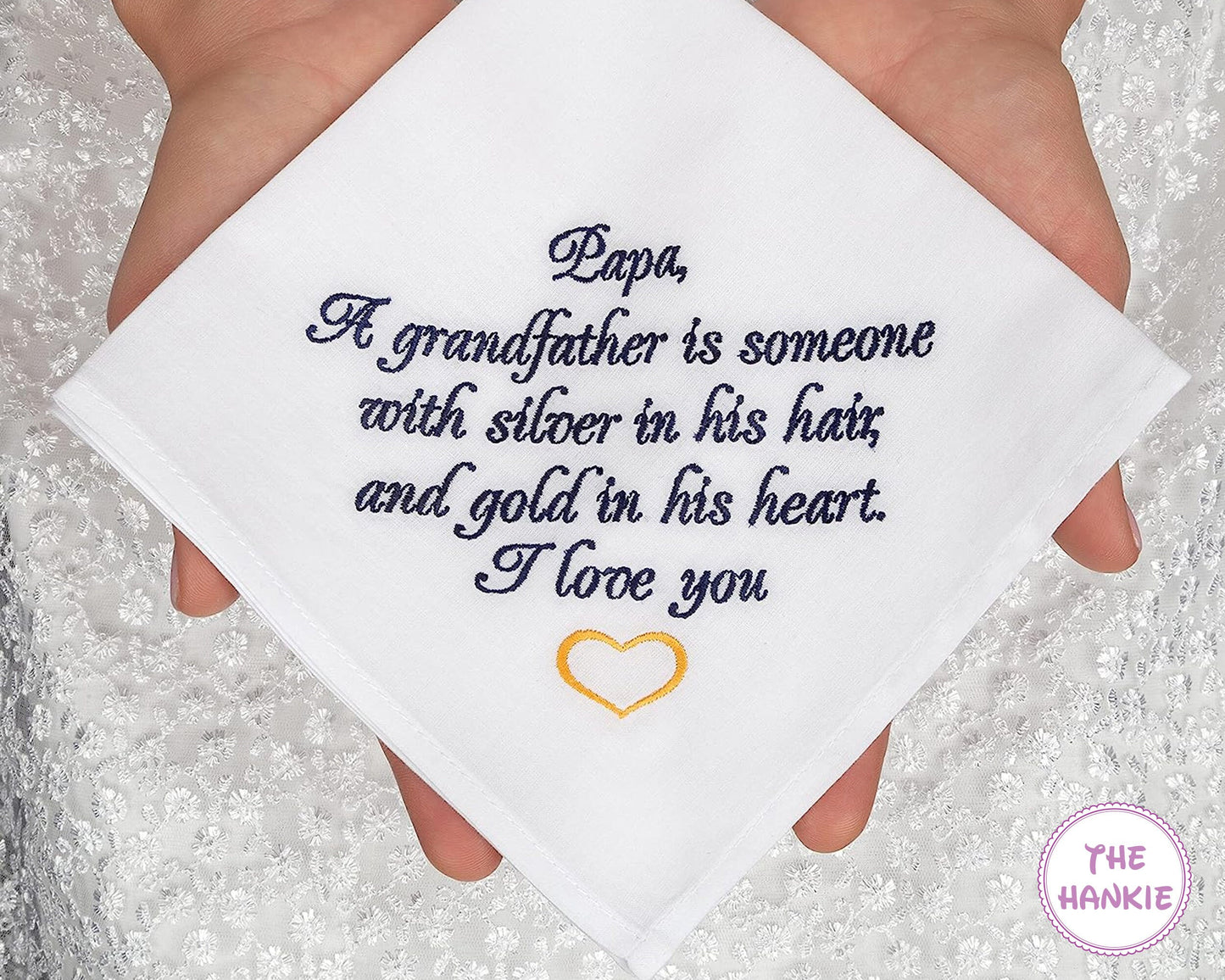 Grandmother of the Bride or Groom Handkerchief