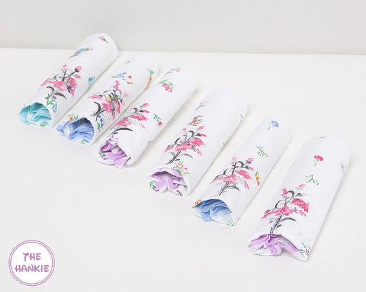 Women's  Floral Handkerchiefs