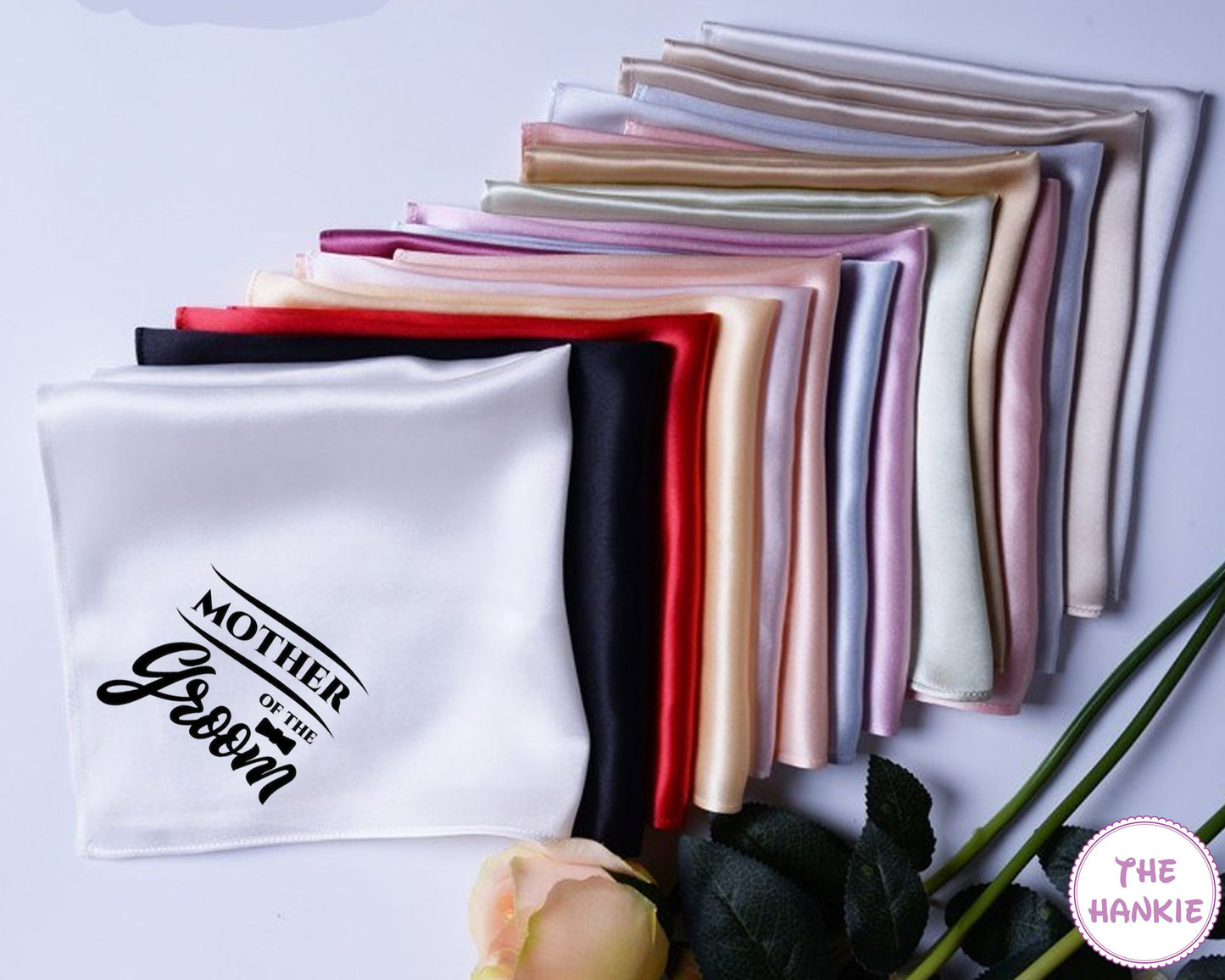 Personalized Satin Handkerchiefs