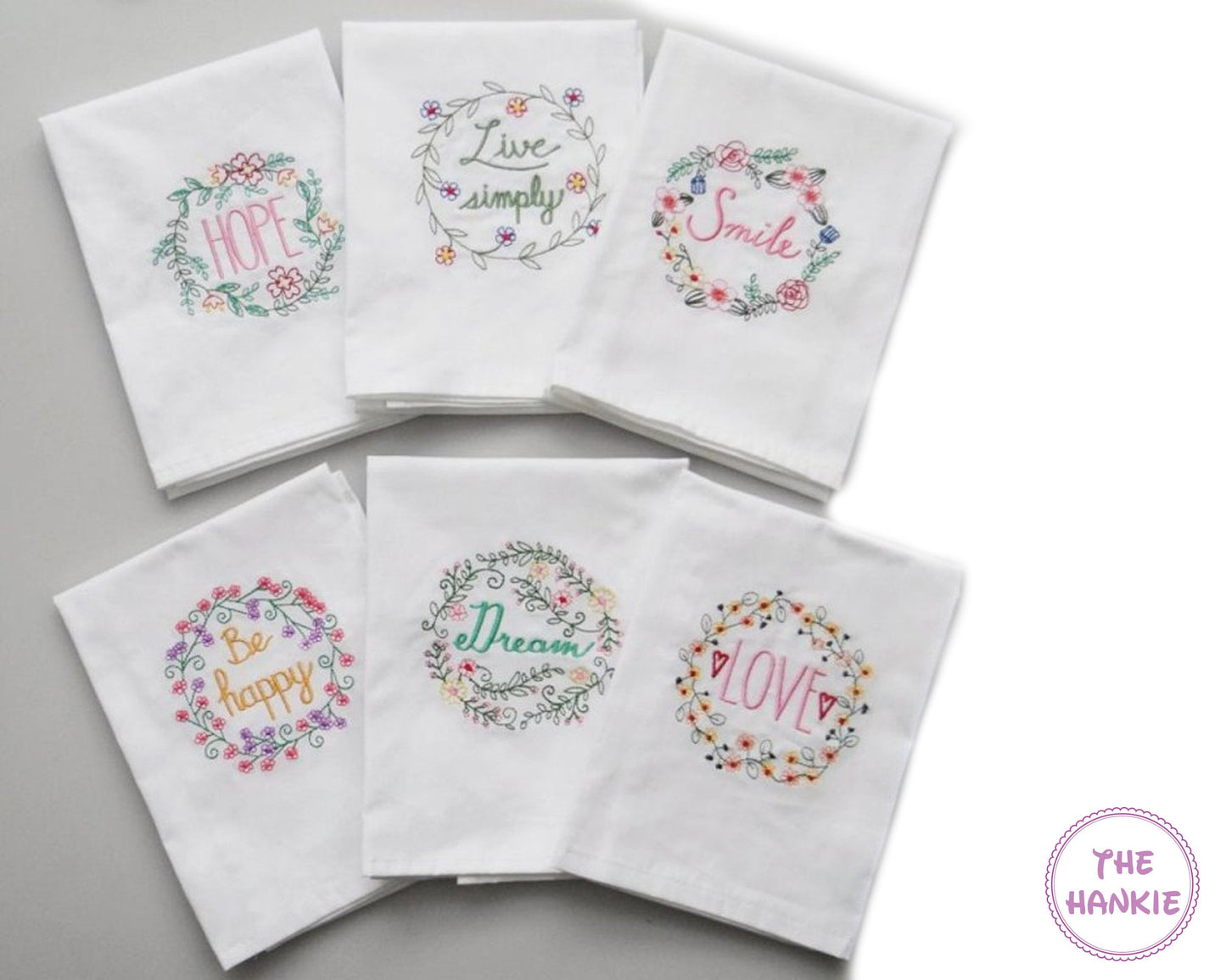 Brides Embridery Handkerchiefs