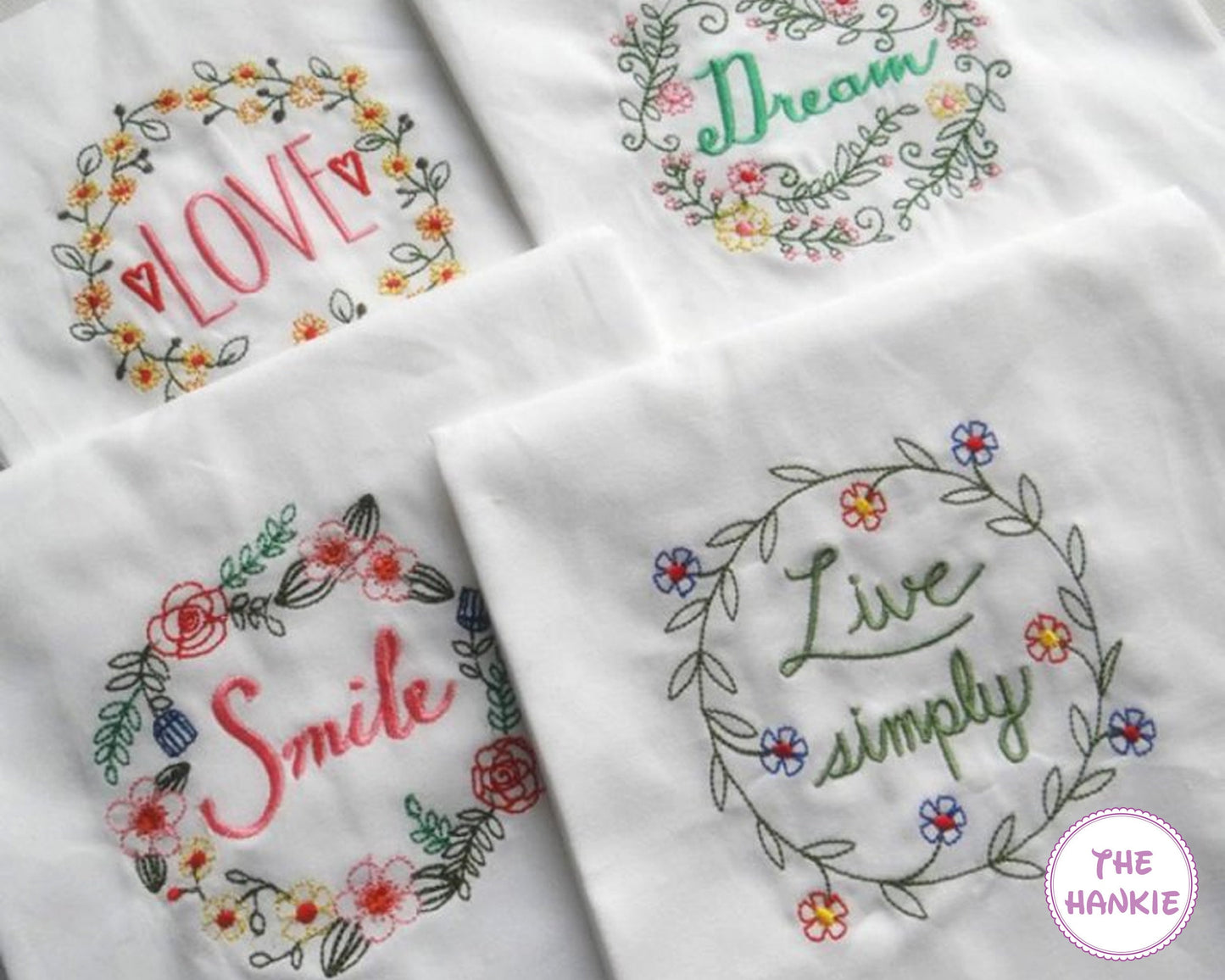 Brides Embridery Handkerchiefs