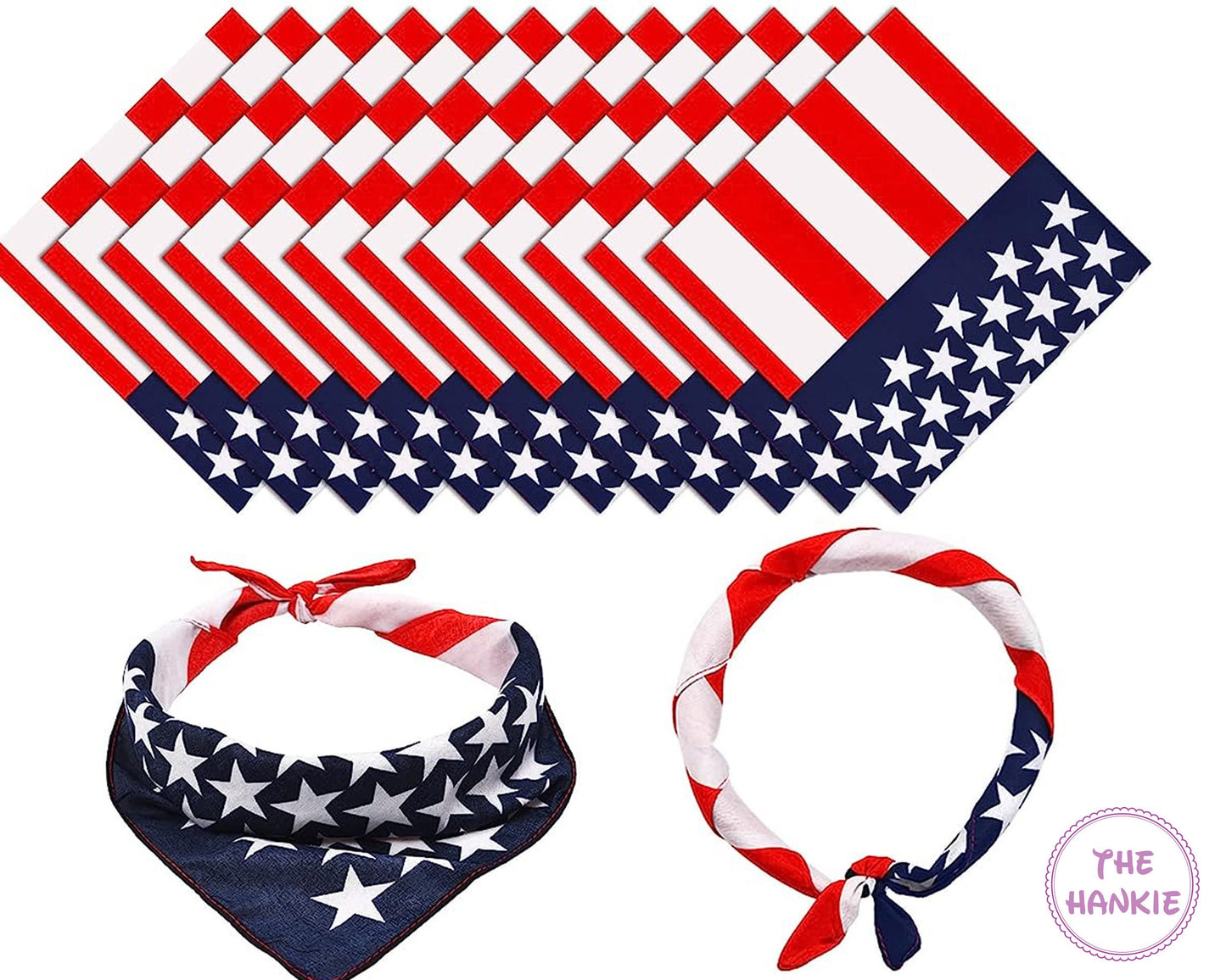 American Flag Headband Bandana