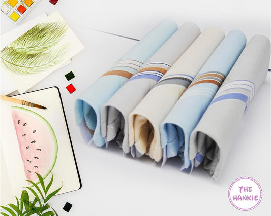 Set of 5 Mens Handkerchiefs