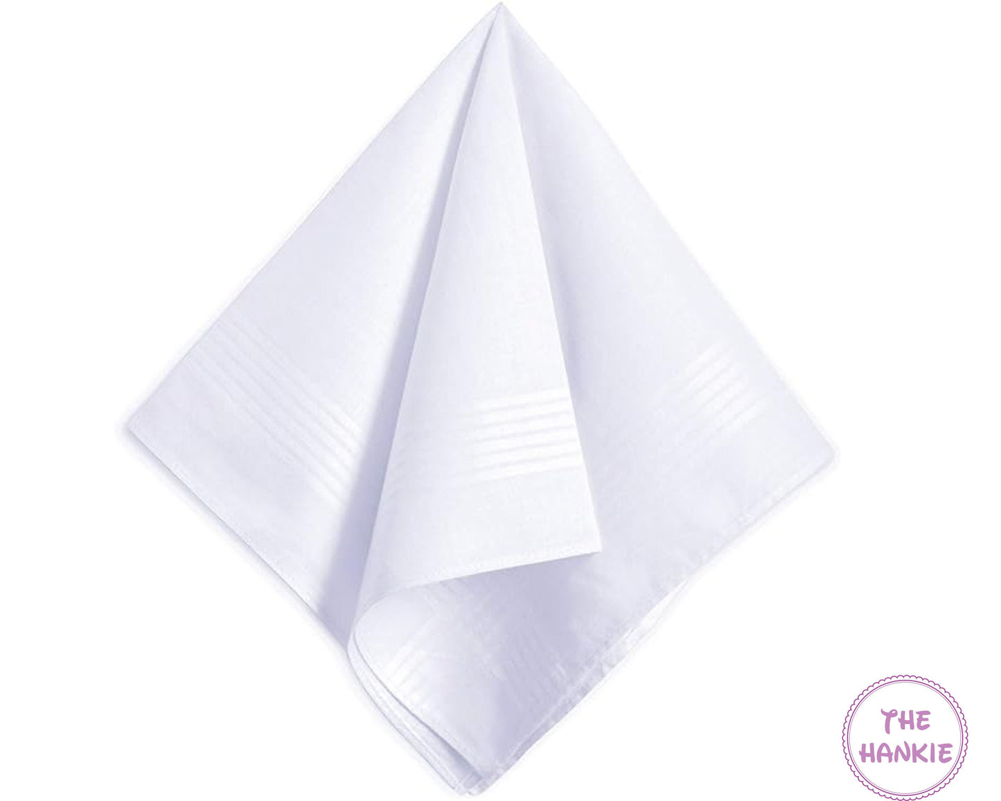 Embroidered Wedding Handkerchief Set of 6