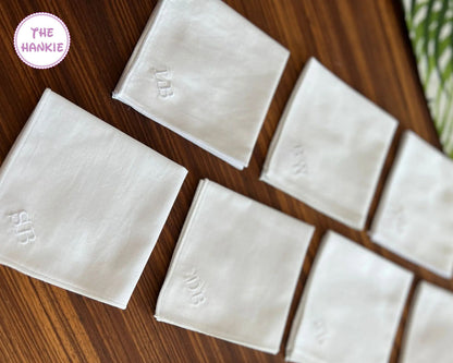 Men's Embroidered Handkerchiefs