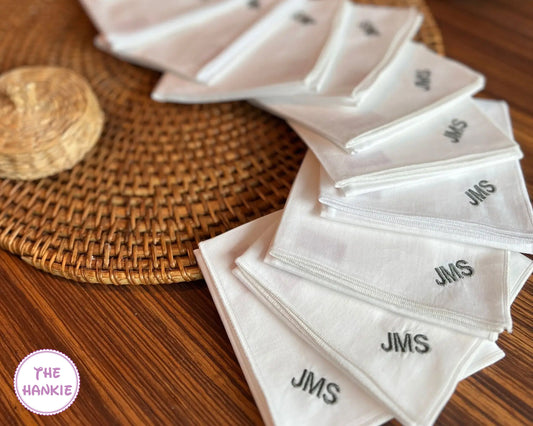 Men's Embroidered Handkerchiefs