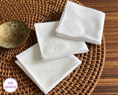 Men's Embroidered Handkerchiefs